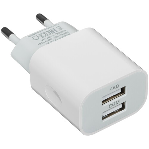 Купить Сетевое зарядное устройство GAL UC-2209 белый  5485631. Характеристики, отзывы и цены в Донецке
