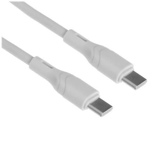 Купить Кабель круглый Borofone USB Type-C - USB Type-C серый 1 м  9244389. Характеристики, отзывы и цены в Донецке