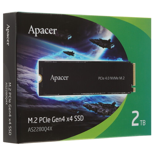 Купить 2000 ГБ M.2 NVMe накопитель Apacer AS2280Q4X  5605714. Характеристики, отзывы и цены в Донецке
