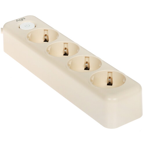 Купить Сетевой фильтр AGNI TP-FD4E бежевый  9289276. Характеристики, отзывы и цены в Донецке