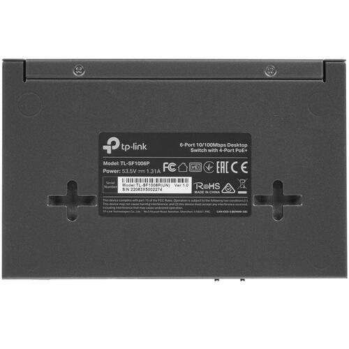 Купить Коммутатор TP-Link TL-SF1006P  8194192. Характеристики, отзывы и цены в Донецке