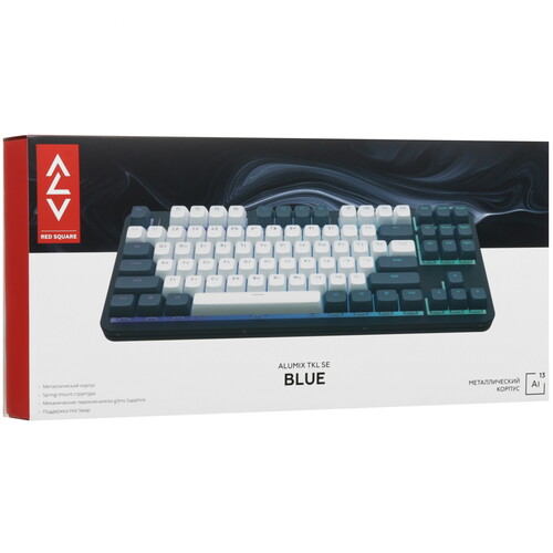 Купить Клавиатура  проводная Red Square Alumix TKL SE Blue  5635166. Характеристики, отзывы и цены в Донецке
