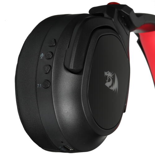 Купить Беспроводные/проводные наушники Redragon Nomen RGB черный  5463201. Характеристики, отзывы и цены в Донецке