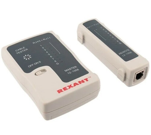 Купить Кабельный тестер Rexant 12-1006  5301934. Характеристики, отзывы и цены в Донецке