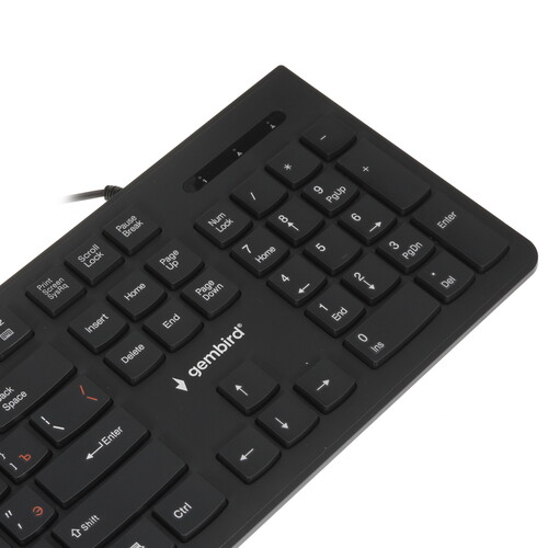 Купить Клавиатура+мышь  проводная  Gembird KBS-9050 черный  4874918. Характеристики, отзывы и цены в Донецке