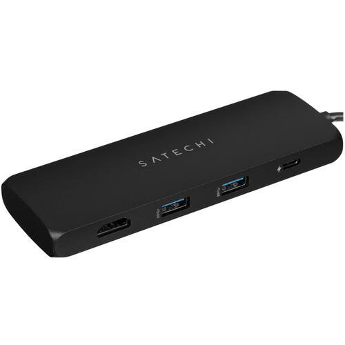Купить Док-станция Satechi USB-C Hybrid Multiport Adapter серый  9073309. Характеристики, отзывы и цены в Донецке
