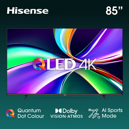 Купить 84.6" (214 см) Телевизор Hisense 85E7Q черный  5625142. Характеристики, отзывы и цены в Донецке