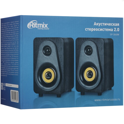 Купить Колонки Ritmix SP-3040W черный  9316026. Характеристики, отзывы и цены в Донецке