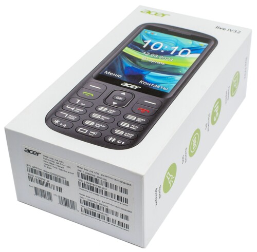 Купить Сотовый телефон Acer JIVE JV32 черный  5457738. Характеристики, отзывы и цены в Донецке