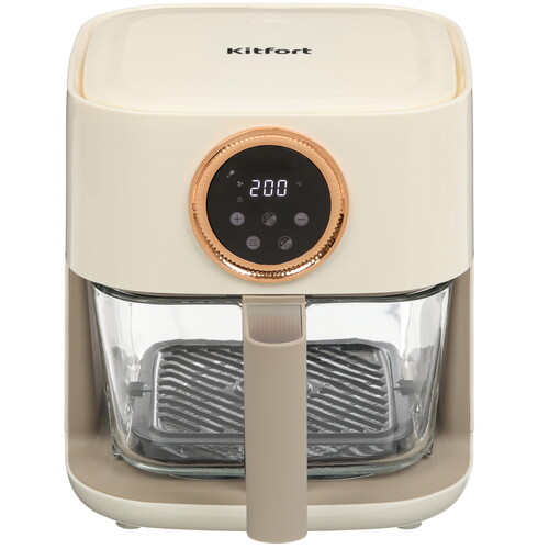 Купить Аэрогриль Kitfort КТ-2258 бежевый  9231646. Характеристики, отзывы и цены в Донецке