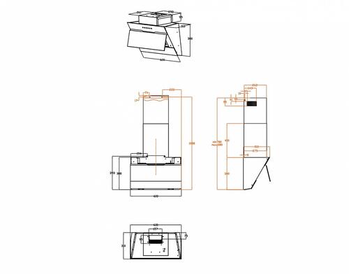 Купить Вытяжка наклонная Haier HVX-W692GBA черный/серебристый  1374247. Характеристики, отзывы и цены в Донецке