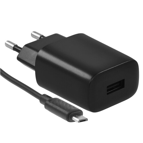 Купить Сетевое зарядное устройство Hoco C134A Solid черный  5609283. Характеристики, отзывы и цены в Донецке