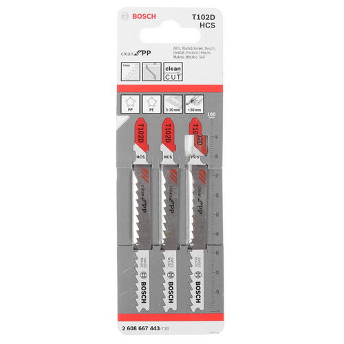 Купить Пилка для лобзика Bosch 2608667443  1178045. Характеристики, отзывы и цены в Донецке