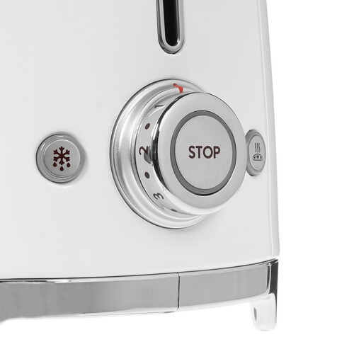 Купить Тостер Smeg TSF01WHEU белый  1152604. Характеристики, отзывы и цены в Донецке