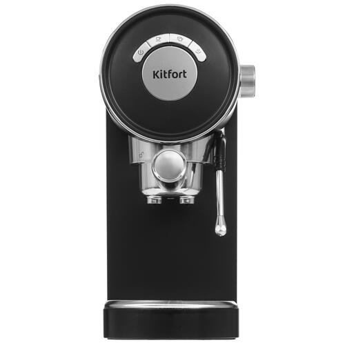 Купить Кофеварка рожковая Kitfort KT-783-2 черный  5352732. Характеристики, отзывы и цены в Донецке
