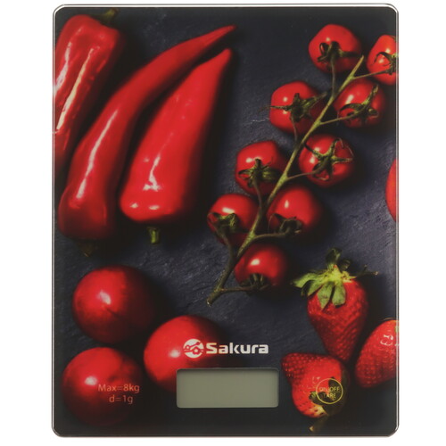 Купить Кухонные весы SAKURA SA-6077BS разноцветный  9208646. Характеристики, отзывы и цены в Донецке
