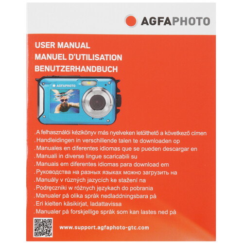 Купить Компактный фотоаппарат AgfaPhoto Realyshot WP8000 красный  5632423. Характеристики, отзывы и цены в Донецке