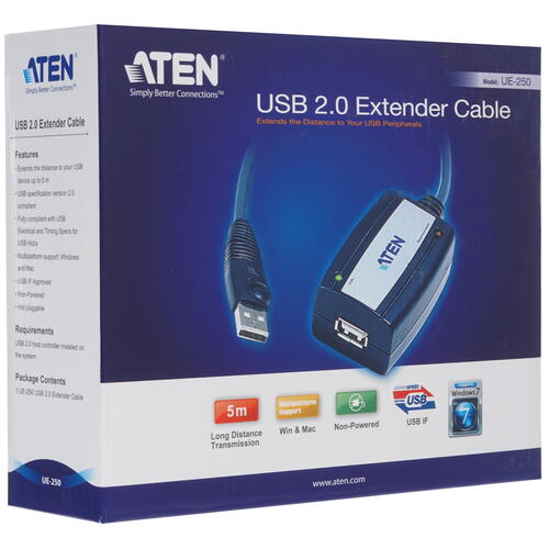 Купить Кабель ATEN USB 2.0 Type-A - USB 2.0 Type-A  1359185. Характеристики, отзывы и цены в Донецке