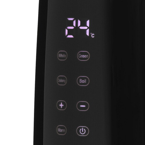 Купить Электрочайник KRAFT KF-KPG1711BLD черный  9062888. Характеристики, отзывы и цены в Донецке