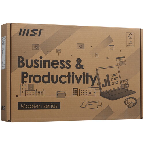 Купить 15.6" Ноутбук MSI Modern 15 F1MG-070RU серый  5484700. Характеристики, отзывы и цены в Донецке