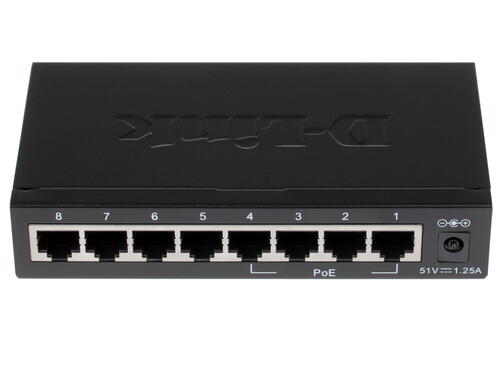 Купить Коммутатор D-Link DES-1008P  0105632. Характеристики, отзывы и цены в Донецке