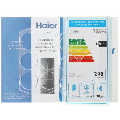 Купить Холодильник многодверный   Haier HB18FGWAAARU белый  1606334. Характеристики, отзывы и цены в Донецке