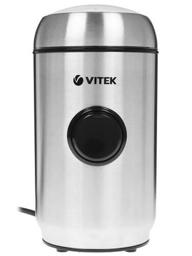 Купить Кофемолка электрическая Vitek VT-7123 ST серебристый  1090326. Характеристики, отзывы и цены в Донецке