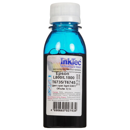 Купить Чернила  InkTec E0017 светло-голубой  5602076. Характеристики, отзывы и цены в Донецке