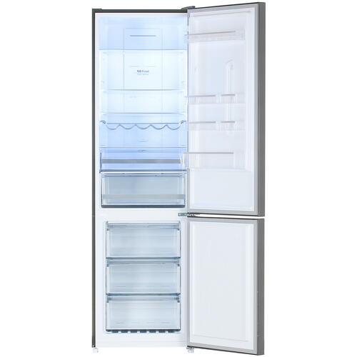 Купить Холодильник с морозильником  DEXP RF-CN350DMG/S серебристый  1622939. Характеристики, отзывы и цены в Донецке