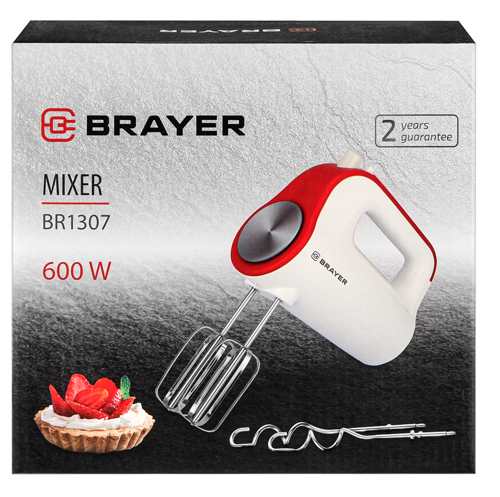 Купить Миксер BRAYER BR1307 белый  9054058. Характеристики, отзывы и цены в Донецке