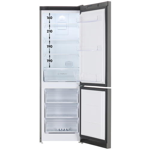 Купить Холодильник с морозильником  Indesit ITS 5180 NG серый  9082297. Характеристики, отзывы и цены в Донецке