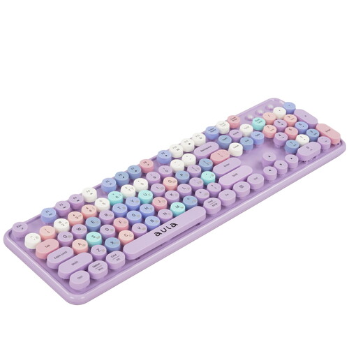 Купить Клавиатура+мышь беспроводная   AULA AC306 фиолетовый  9096833. Характеристики, отзывы и цены в Донецке