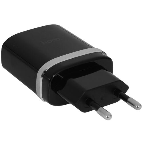 Купить Сетевое зарядное устройство Hoco C12Q Smart черный  9037651. Характеристики, отзывы и цены в Донецке