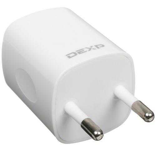 Купить Сетевое зарядное устройство DEXP IET002048 белый  1252634. Характеристики, отзывы и цены в Донецке