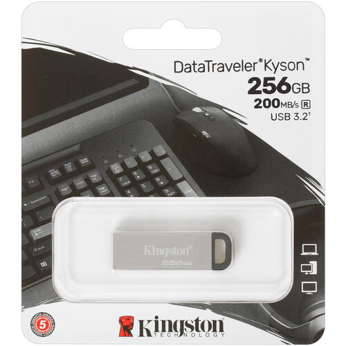 Купить Память USB Flash 256 ГБ Kingston DataTraveler Kyson [DTKN/256GB]  4720159. Характеристики, отзывы и цены в Донецке