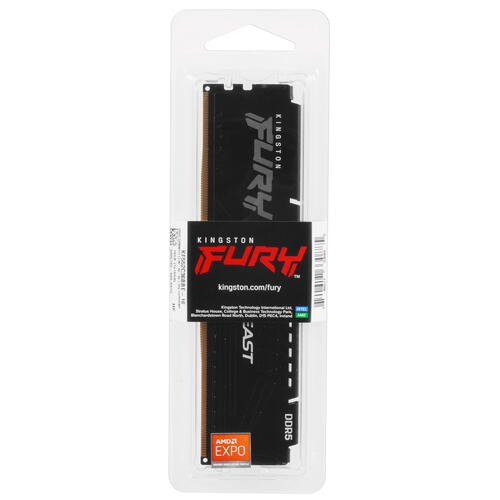 Купить Оперативная память Kingston Fury Beast Black AMD [KF552C36BBE-16] 16 ГБ  5074951. Характеристики, отзывы и цены в Донецке