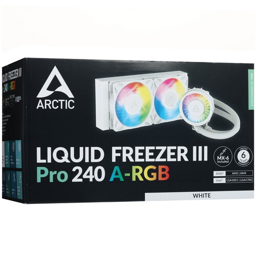 Купить Система охлаждения ARCTIC Liquid Freezer III Pro 240 A-RGB  белая  9289953. Характеристики, отзывы и цены в Донецке