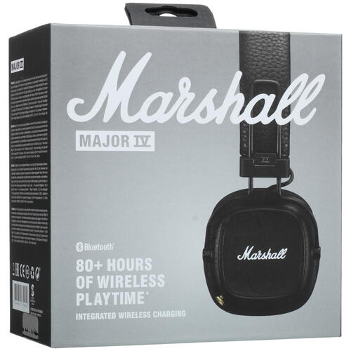 Купить Беспроводные/проводные наушники Marshall Major IV черный  5072450. Характеристики, отзывы и цены в Донецке