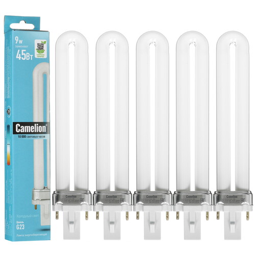Купить Лампа люминесцентная Camelion G23/U/9w/842  5644331. Характеристики, отзывы и цены в Донецке