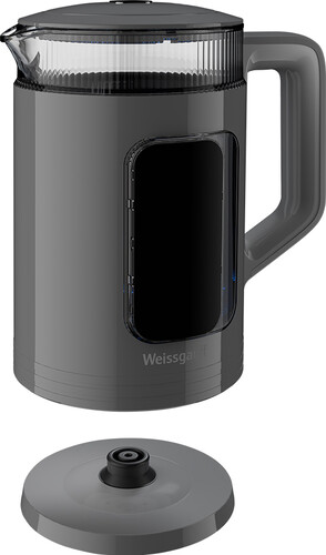 Купить Электрочайник Weissgauff WK 1520 Dt Touch BodyCool серый  9259477. Характеристики, отзывы и цены в Донецке
