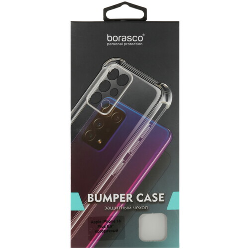 Купить Накладка  BoraSCO для Apple iPhone 16 Plus прозрачный  5473639. Характеристики, отзывы и цены в Донецке