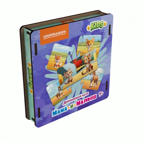 Купить Пазл UNIDRAGON KIDS Мама и малыш 3+  9136952. Характеристики, отзывы и цены в Донецке