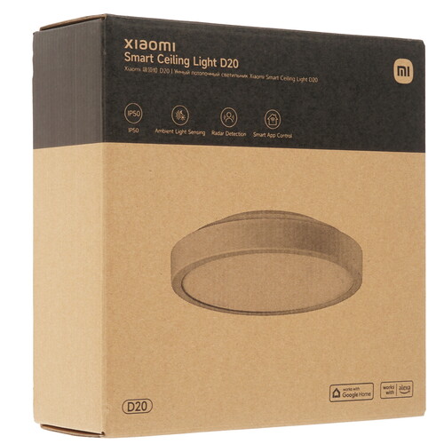 Купить Светильник потолочный Xiaomi Mi Smart Ceiling Light D20 белый/белый  5632051. Характеристики, отзывы и цены в Донецке