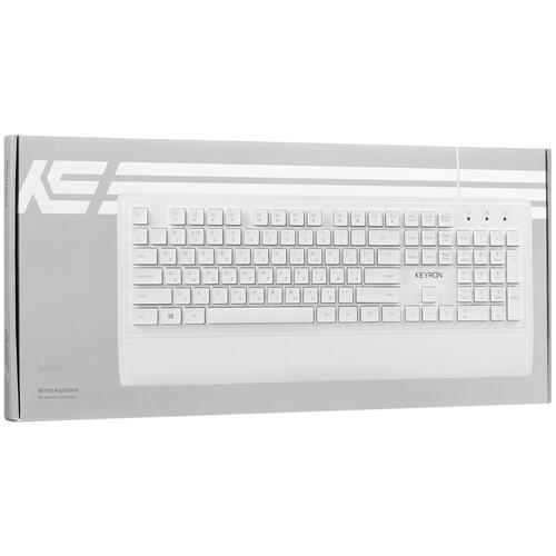 Купить Клавиатура проводная KEYRON Orion [KN-KC-104-W]  5098969. Характеристики, отзывы и цены в Донецке