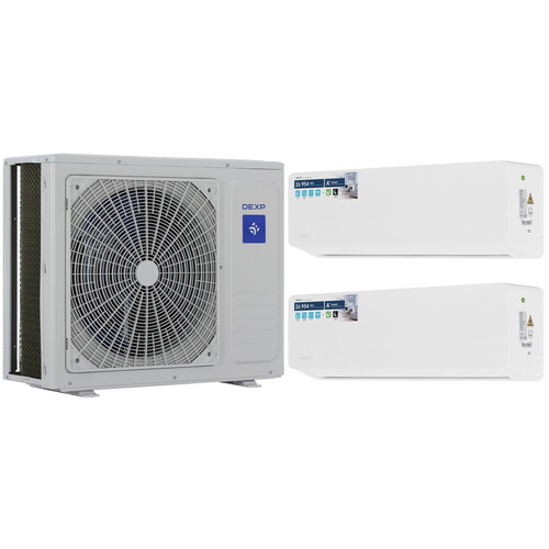 Купить Кондиционер настенный мультисплит-система DEXP MS-CHD12/27KINV белый  9195533. Характеристики, отзывы и цены в Донецке