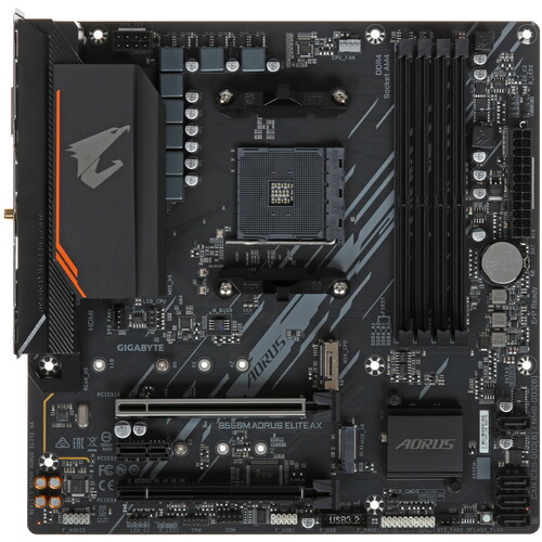 Купить Материнская плата GIGABYTE B550M AORUS ELITE AX  5493345. Характеристики, отзывы и цены в Донецке