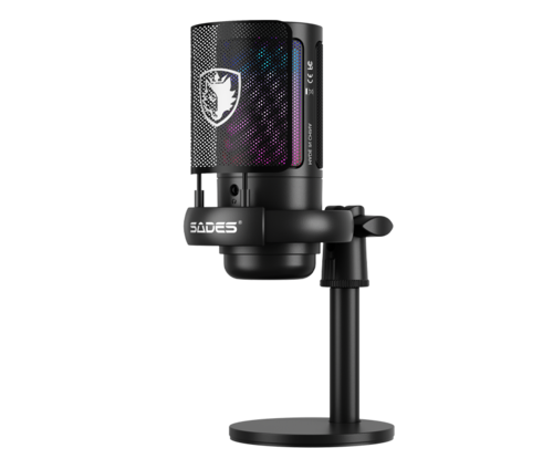 Купить Микрофон Sades Tyto черный  5604580. Характеристики, отзывы и цены в Донецке