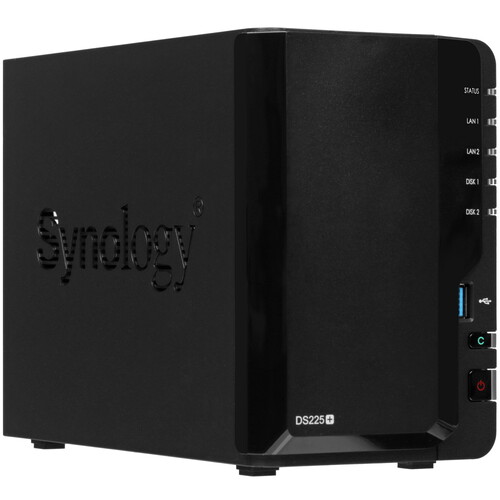 Купить Сетевое хранилище (NAS) Synology DiskStation DS225+  5640458. Характеристики, отзывы и цены в Донецке