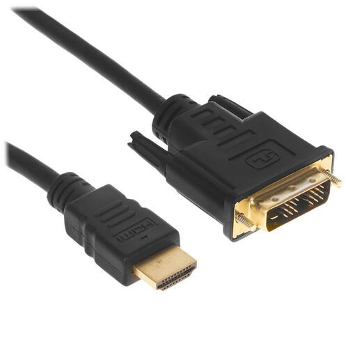 Купить Кабель однонаправленный Cablexpert HDMI - DVI-D, 0.5 м  9059943. Характеристики, отзывы и цены в Донецке