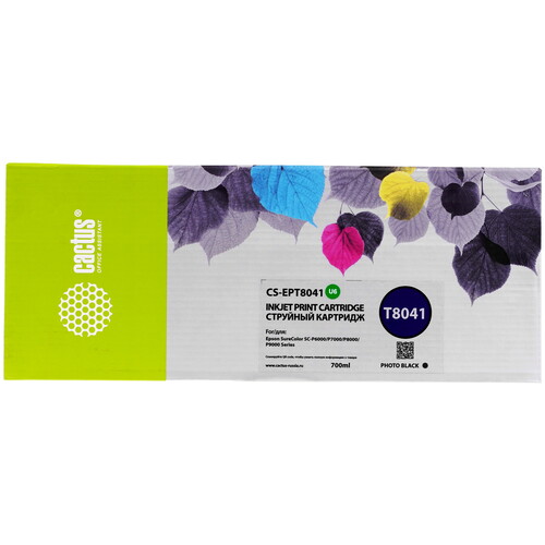 Купить Картридж Cactus CS-EPT8041 T8041 фото-черный  9146653. Характеристики, отзывы и цены в Донецке